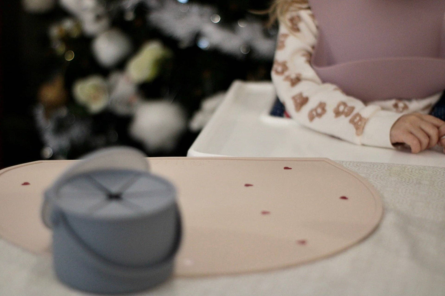 Set de table en silicone Amore - Ivoire