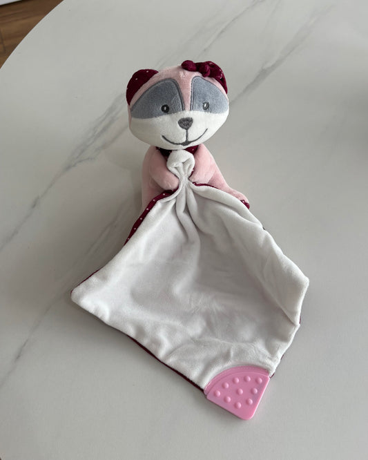 Doudou Renarde avec coin de dentition