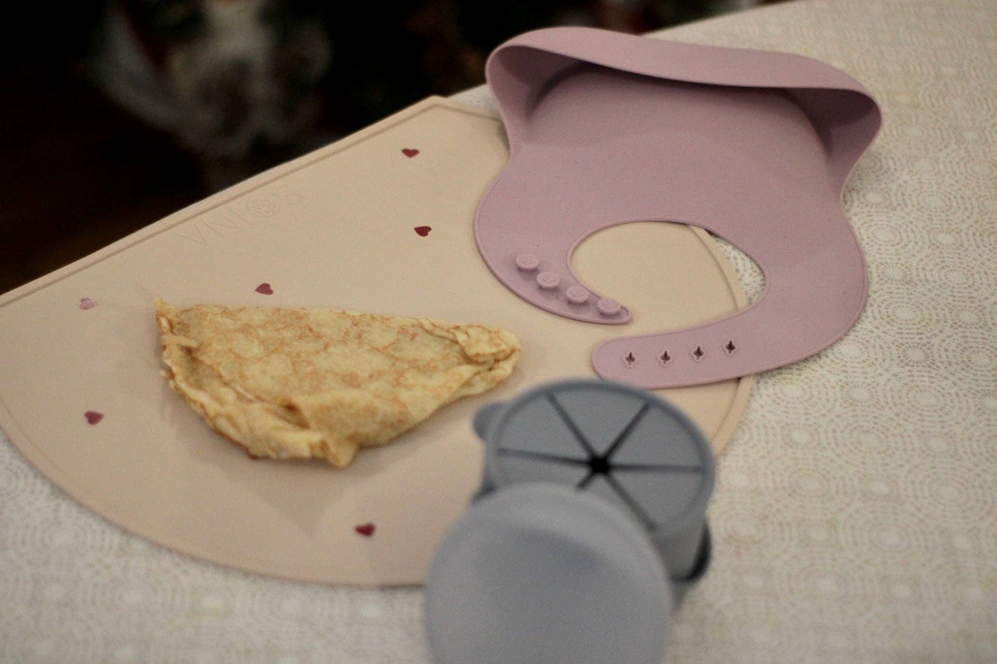 Set de table en silicone Amore - Ivoire